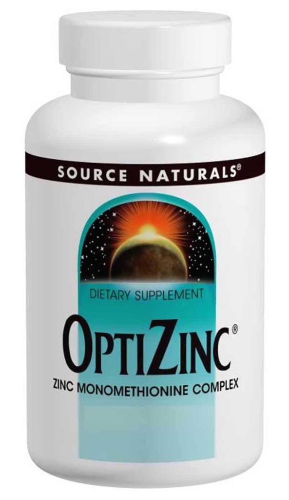 zinc kem Source Naturals OptiZinc