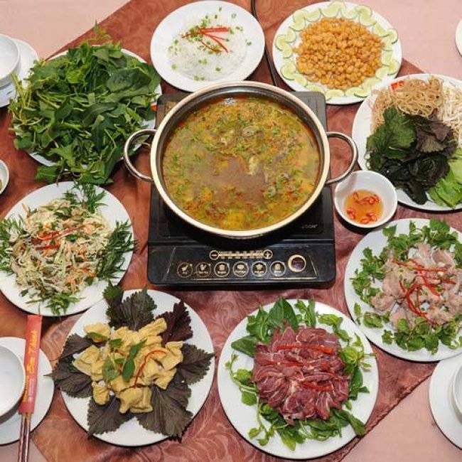 cách nấu lẩu dê