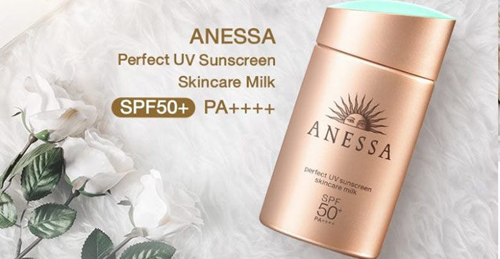 Kem chống nắng ANESSA Perfect UV Sunscreen skincare milk SPF 50+ PA++++